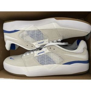 Size 10.5- Nike SB x Ishod Wair White Game Royal Off White/Royal Blue/Gum Bottom